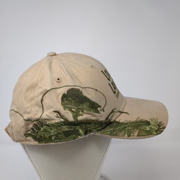 Louie's Landing Moose Lake WI Baseball Cap Brown One Size Adjustable Dri-Duck - Picture 5 of 9